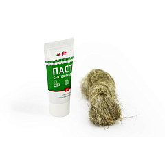 Набор для герметизации резьбовых соединений UNI-FITT (лён 14 г, паста-герметик для льна 20 г)