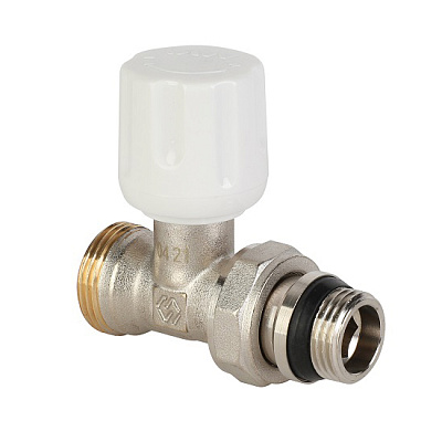 Вентиль радиаторный MVI прямой ручной регулировки с самоуплотняющимся кольцом 1/2 евроконус