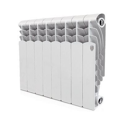 Алюминиевый секционный радиатор отопления Royal Thermo Revolution 350 / 8 секций