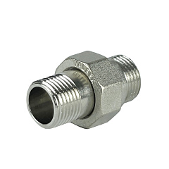 Сгон Valfex никелированный разъемный прямой (американка) НР-НР 3/4