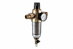 Фильтр Гейзер Бастион 412 - 3/4 с обратной промывкой и манометром