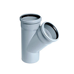 Тройник для внутренней канализации Ostendorf HTEA 50/50*45 гр.