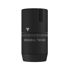 Термостатическая головка Royal Thermo Design жидкостная, М30х1,5, пластик, 7-28, черный soft touch