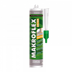 Герметик Makroflex AX104 силиконовый универсальный белый (0,29л) 2005220/2371182