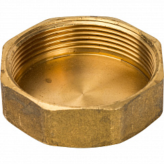 Заглушка Stout внутренняя резьба 2, латунь
