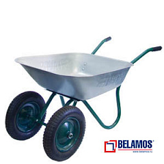 Тачка садовая Belamos двухколёсная 4562P до 80 кг