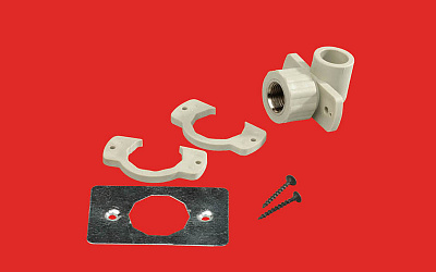 Водорозетка полипропиленовая пайка-В FV-Plast 20х1/2 для гипсокартона, 240020