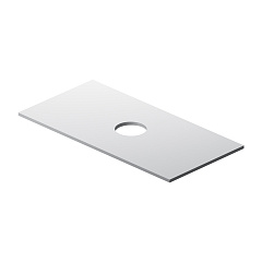 Столешница AM.PM Func под накладную раковину, для тумбы 100 см, цвет белый глянец