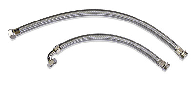 Гибкая подводка Belamos 1 x 800 мм нержавеющая сталь, прямая