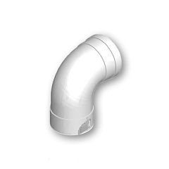 Угол стартовый Termica d=60/100мм COCA05