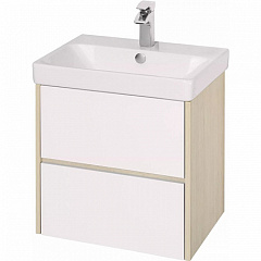 Набор Акватон 1A2517K0SDB20: Тумба-умывальник Сканди 55 белая(1A251701SDB20) + Раковина Адриана 55(1WH501620)