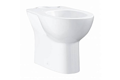 Унитаз напольный Grohe 39428000 Bau Ceramic ободковый (без бачка и сиденья, горизон выпуск), альпин-белый (9 шт пал - 126357)