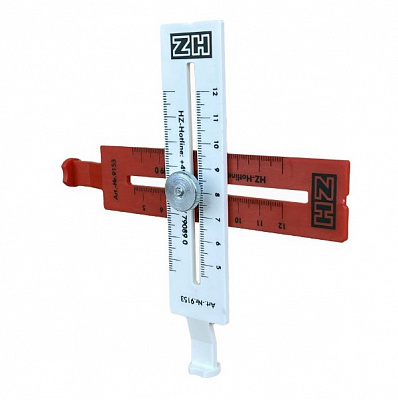 Линейка HZ для измерения расстояния между отводами труб