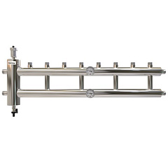 Распределительный коллектор с гидрострелкой ПроксиТерм GSK 40-4.1 120 кВт, 4+1 контура