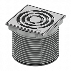 Декоративная решетка TECE TECEdrainpoint S, 100 мм, в стальной рамке