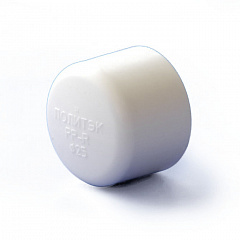 Заглушка полипропиленовая ПОЛИТЭК 63, белая