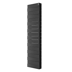 Биметаллический секционный радиатор отопления Royal Thermo PianoForte Tower Noir Sable 300 / 18 секций нижнее подключение