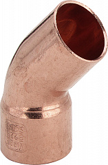 Отвод Viega НВ 45 градусов под пайку 15 мм, из меди