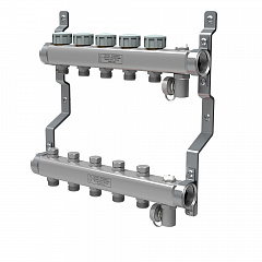 Коллектор Royal Thermo универсальный с запорными вентилями 1х3/4ЕК с 11 контурами