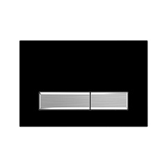 Панель смыва Акватек Slim черная KDI-0000031 (009D-2)