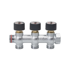 Распределительный коллектор РЕХАУ с плавной регулировкой G 3/4 3 отвода G 3/4