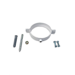 Хомут Camino для крепления к стене (сталь) белый 80 (TR.8080)