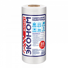 ЭКОНОМ Салфетка универсальная 200х230мм, рулон (35шт)