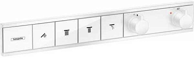 Встраиваемый смеситель Hansgrohe для ванны RainSelect термостатический на 4 потребителя 15382700