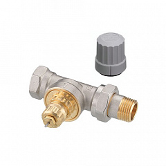 Клапан терморегулирующий Danfoss радиаторный, RTR-G Ду25, 1 , прямой никелированный (для однотрубной системы)