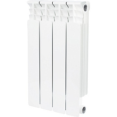 Биметаллический секционный радиатор отопления Stout Space 500 / 4 секции