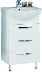 Набор Акватон 1A1402K0AA010: Тумба-умывальник Ария 50 Н(1A140201AA010) + Раковина Смайл-50(1WH207781)