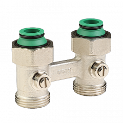 Узел нижнего подключения MVI прямой, для двухтрубных систем шарового типа 3/4x3/4