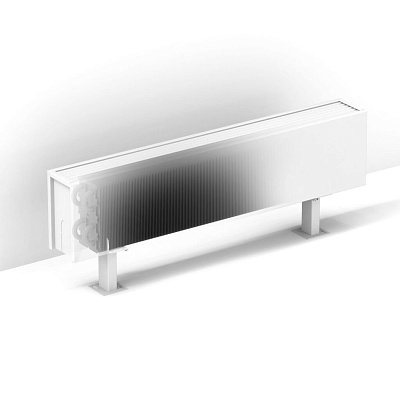 Напольный конвектор Jaga Mini Free-standing H13 L120 T10 цвет 133 (белый)