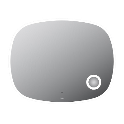 Зеркало настенное AM.PM Func с контурной LED-подсветкой, ИК сенсором и косметическим зеркалом, 100 см