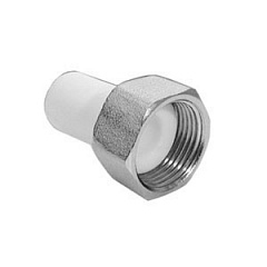 Штуцер полипропиленовый Kalde комбинированный, 32 x 1 1/4 НГ