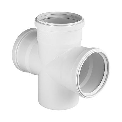 Крестовина Valfex PRIME 50x50x50 45 градусов для внутренней малошумной канализации