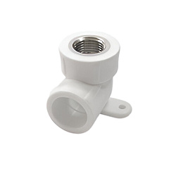Угол полипропиленовый Valfex PRO с внутренней резьбой (простое крепление) 20х1/2, белый