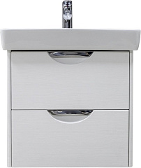 Набор Акватон 1A2118K1SIW70: Тумба-умывальник Сильва 60 Дуб Полярный(1A211801SIW70) + Раковина Нео 60(1WH302186)