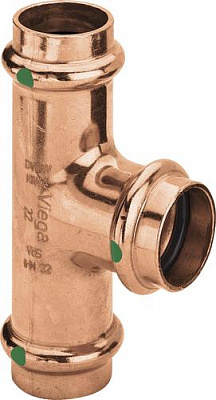 Тройник медный Viega 12 х 12 х 12 мм, Profipress, модель 2418