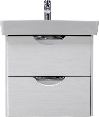 Набор Акватон 1A2118K1SIW70: Тумба-умывальник Сильва 60 Дуб Полярный(1A211801SIW70) + Раковина Нео 60(1WH302186)