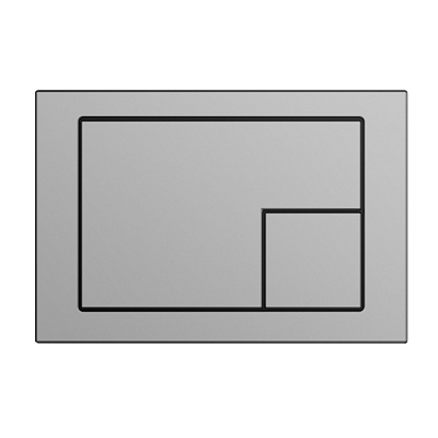 Кнопка смыва Cersanit CORNER, пластик хром матовый