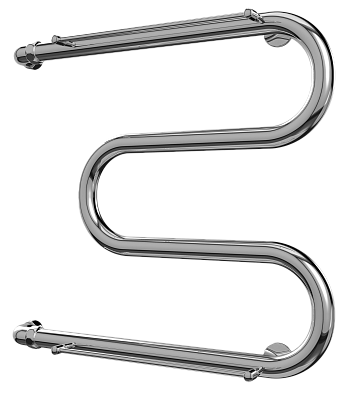 Полотенцесушитель водяной Terminus М-образный с полкой (1 ) 600х400