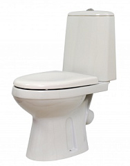 Унитаз компакт Оскольская керамика Лея Люкс 41301130311 с сиденьем, 2 режима