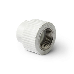 Муфта полипропиленовая комбинированная PRO AQUA PP-R ВР белая (25-1/2), арт.PA22012P