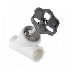 Вентиль полипропиленовый прямоточный VALTEC 25 мм, VTp.714.0.025