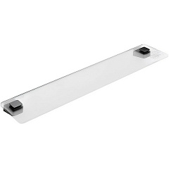 Полка Ravak 10 стеклянная черная матовая X07P567