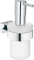 Дозатор для жидкого мыла Grohe Essentials Cube с держателем 40756001