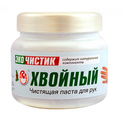 ЧИСТИК Чистящая паста для рук ХВОЙНЫЙ, устранение загрязн. и запахов, банка 450мл