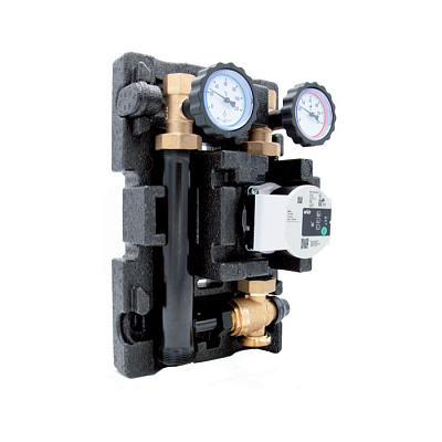 Насосно-смесительный модуль Huch EnTEC ECO 2 TK DN 25, без насоса, со встроенным термостатом 20-45 C