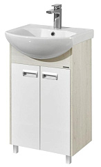 Набор Акватон 1A2108K1BAC20: Тумба-умывальник Бекка 50(1A210801BAC20) + Раковина Смайл 50(1WH207781)